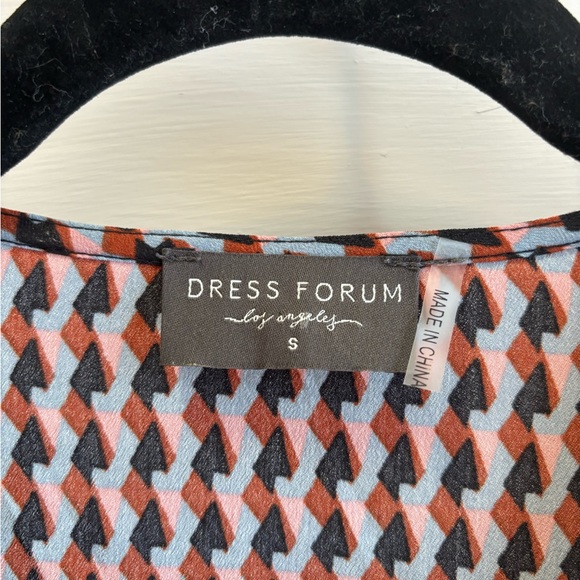 Dress Forum Patterned Dress Sz Small - Picture 3 of 5